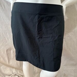 Cypress Club skort skirt black SZ XXL POLYESTER SPANDEX ELASTIC WAIST 4 pocket